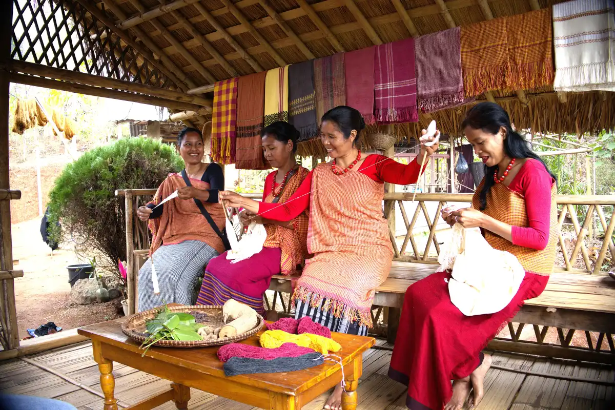A Village Experience through Eri Silk and People